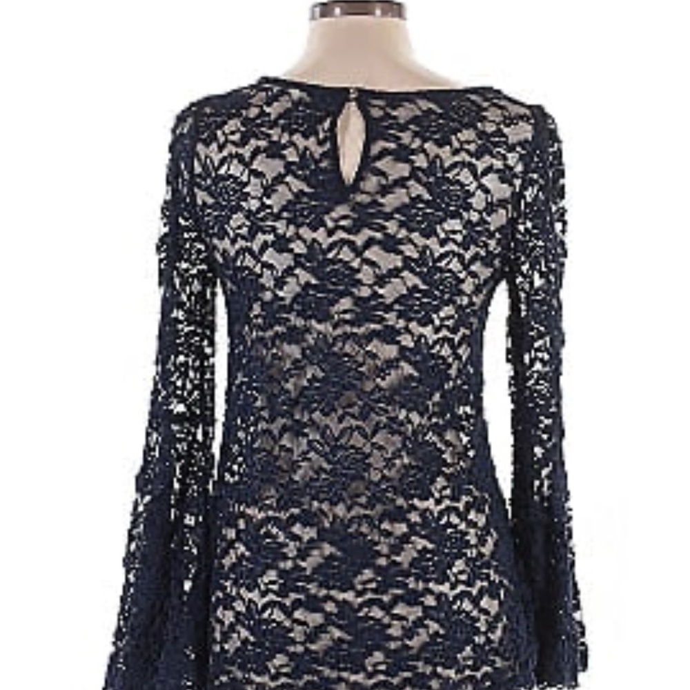 Alythea Lace Bell Sleeve Blouse